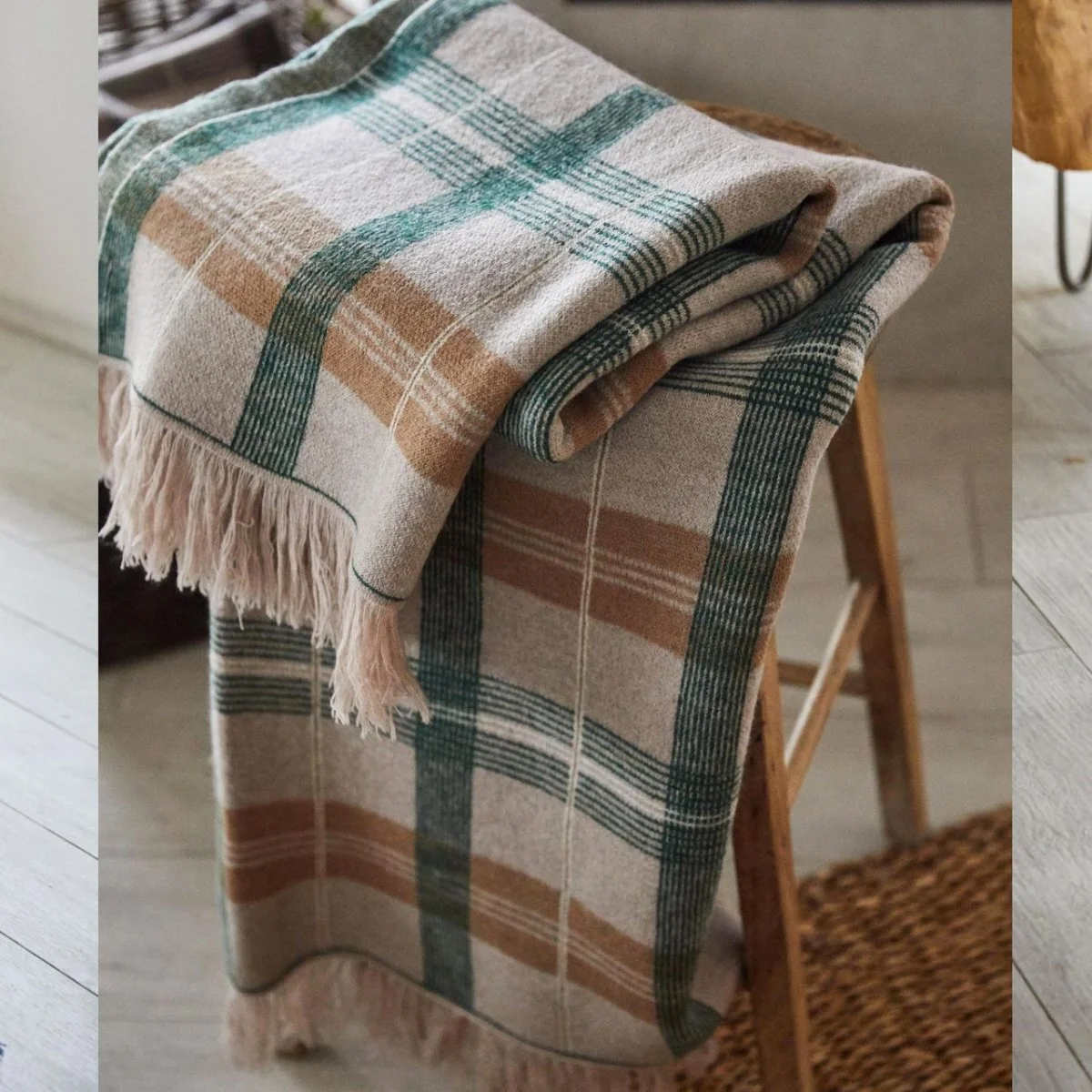 Pure New Irish Merino Wool Throw Blanket – Made in Ireland | Caelmoon