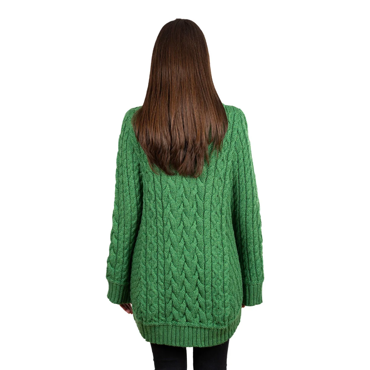 Women’s Cowl Neck Button Poncho – Pure Merino Wool - Image 20 | Caelmoon